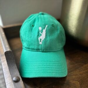 Pickle Ball/Tennis Harding Lane The Original Needlepoint Hat Green